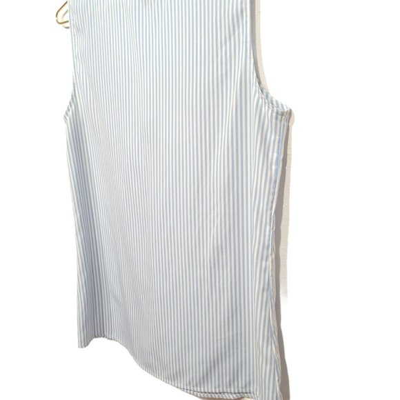 Ann Taylor Striped Ruffle Tank Top Blouse Size XS - Picture 8 of 11